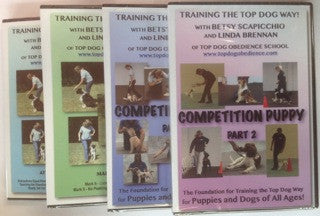 DVD 4 Pack - Top Dog Attention Combo, Mark Combo and Puppy Parts 1 and 2